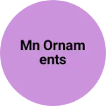 Business logo of Mn ornaments