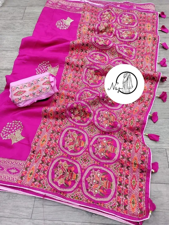 Presents  unique Saree Collection*

*beautiful color combination Saree for all ladies*

💖💖new Laun uploaded by Gota Patti manufacturing on 3/25/2023