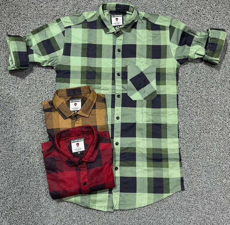 COTTON CHECK & PATTA

PREMIUM QAULITY

SIZE.M-L-XL

 uploaded by AMAAN GARMENTS  on 3/25/2023