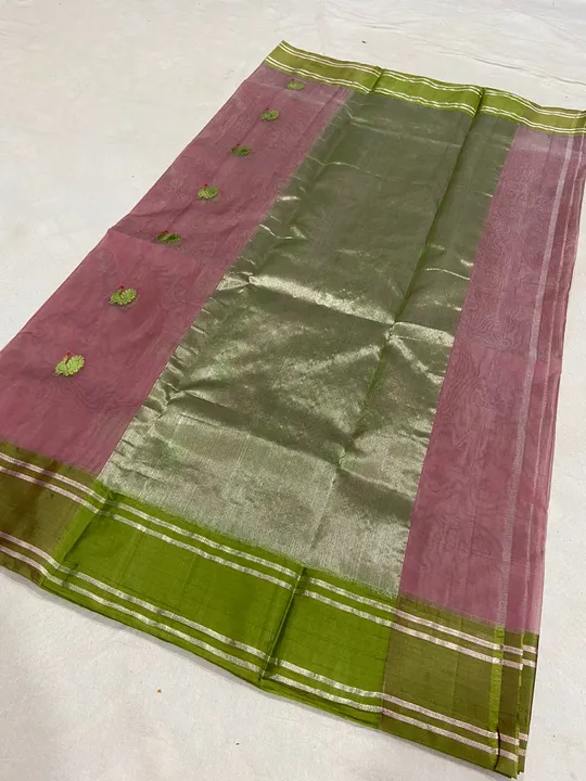 Chanderi traditional handwoven katan silk saree  uploaded by WEAVER'S ORIGIN silk and Sarees on 3/26/2023