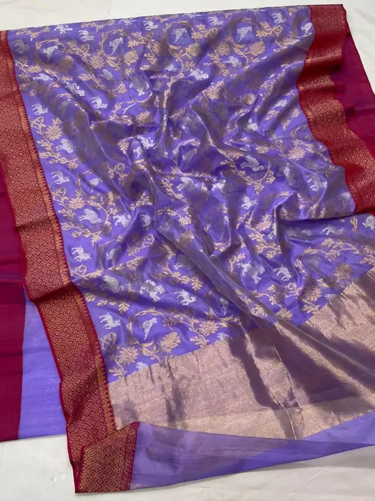 Chanderi pattu silk saree  uploaded by WEAVER'S ORIGIN silk and Sarees on 3/26/2023