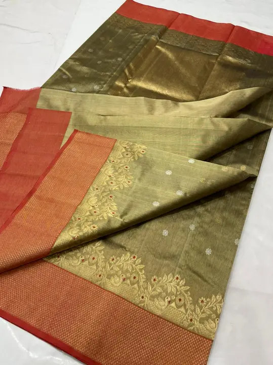 CHANDERI pure silk saree  uploaded by WEAVER'S ORIGIN silk and Sarees on 3/26/2023