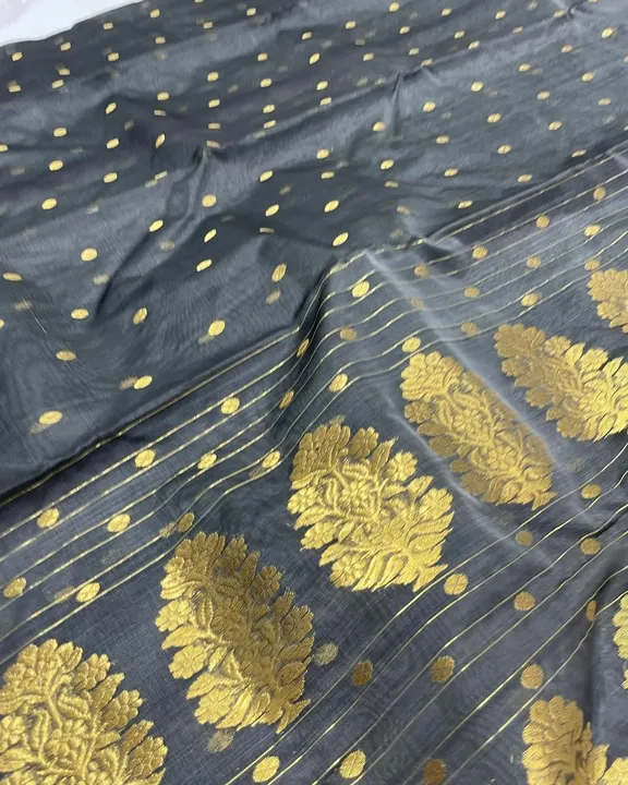 CHANDERI traditional handwoven katan silk saree  uploaded by WEAVER'S ORIGIN silk and Sarees on 3/26/2023
