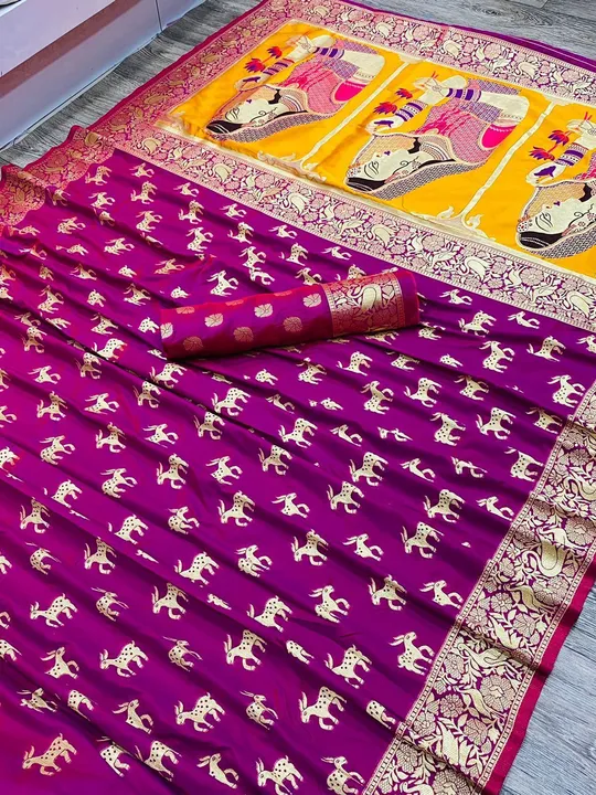 Soft handloom saree  uploaded by Fashion designer saree  on 3/26/2023