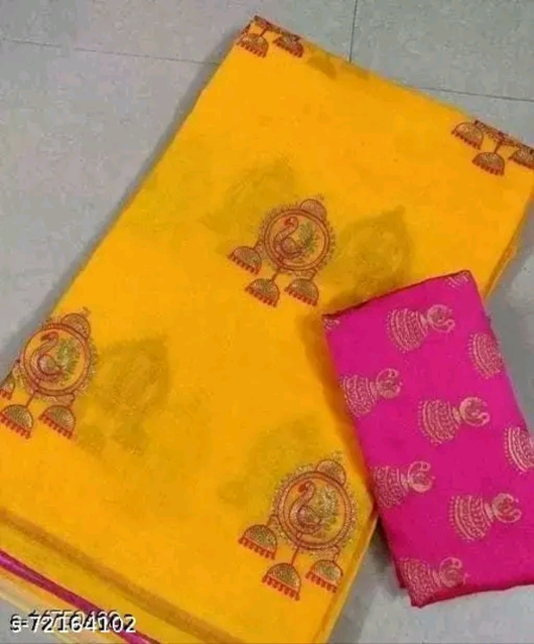 Chanderi Cotton sarees uploaded by business on 3/26/2023