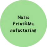 Business logo of Nafis print&manufacturing jeans pant &all type tsh