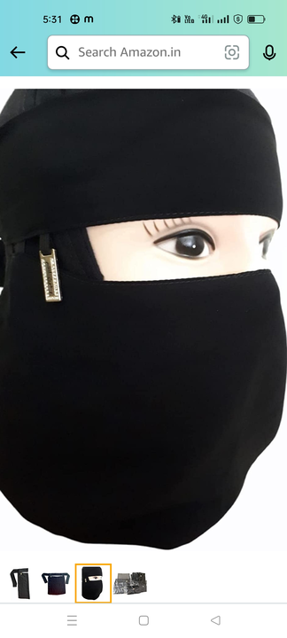 Dubai locket nose piece  uploaded by Kapadia Abaya wholesaler on 3/26/2023