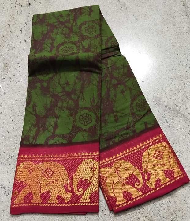 Cotton sarees uploaded by Vanavil collection namakkal  on 3/1/2021