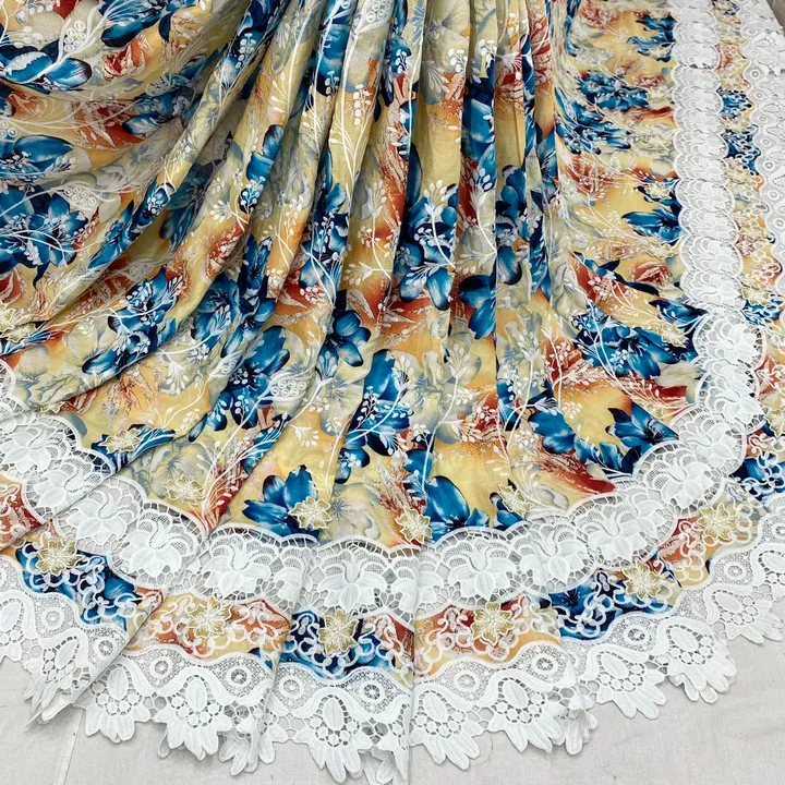 Cutwork Cotton embroidery  uploaded by Sahma fashion guru on 3/26/2023