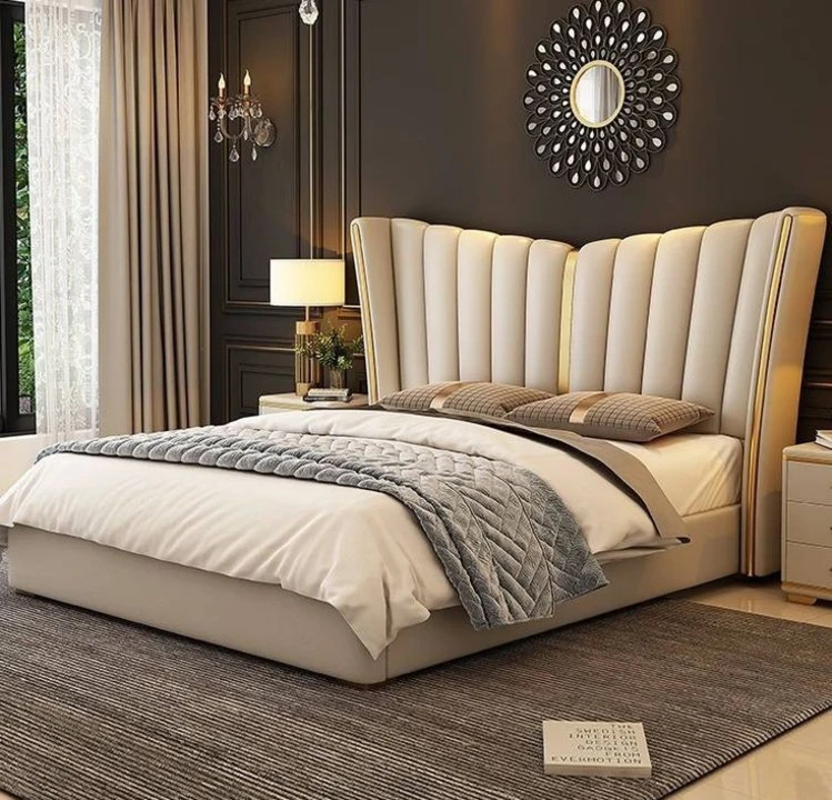 Upholstered luxurious bed living decorate  uploaded by Nice Opal on 3/26/2023