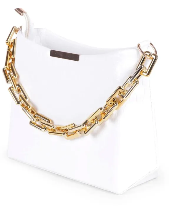 Diamond Shape white sling purse for women uploaded by Yuvi Enterprises on 3/26/2023