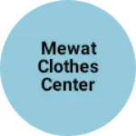 Business logo of Mewat clothes center