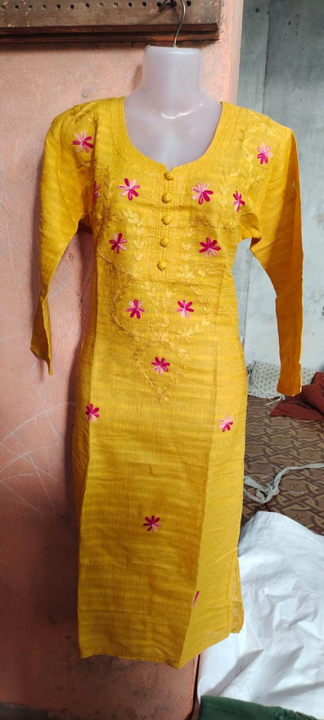 Lakhnavi kurti  uploaded by Hamza garments on 3/26/2023
