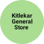 Business logo of Kitlekar general Store