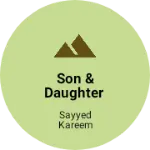 Business logo of Son & daughter