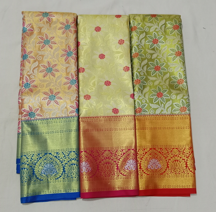 New collections  uploaded by Manasa pattu silk sarees on 3/26/2023
