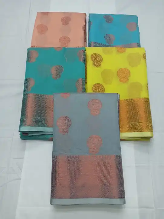 Banarasi cotton zari Buta shoft fancy silk sarees Raning Blause wholesalers  uploaded by Arbaz sarees manufacturer  on 3/26/2023