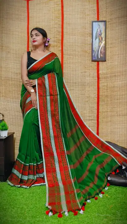 Cotton Handloom Saree  uploaded by Debasree Boutique on 3/26/2023