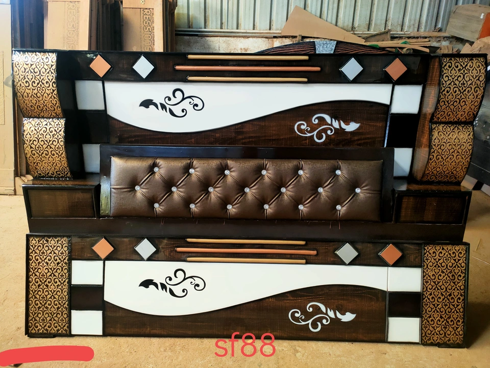 Double bed  uploaded by Shivam furniture on 3/26/2023