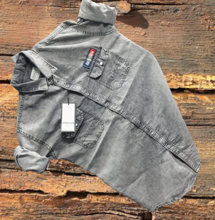 SILKY DENIM SHIRTS

DOUBLE POCKET

SIZE.M-L-XL

 uploaded by APPLE POIN. on 3/26/2023