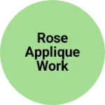 Business logo of Rose applique work shop