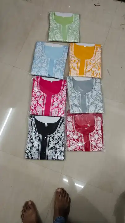 Embroidery umbrella kurti  uploaded by Fashion Avenue Kolkata on 3/26/2023