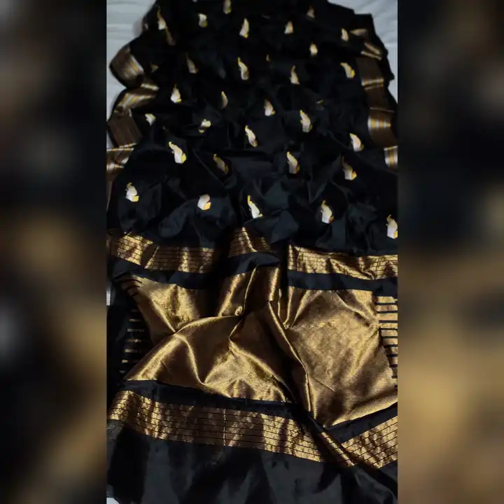 Pattu silk saree chanderi traditional handwoven  uploaded by WEAVER'S ORIGIN silk and Sarees on 3/26/2023