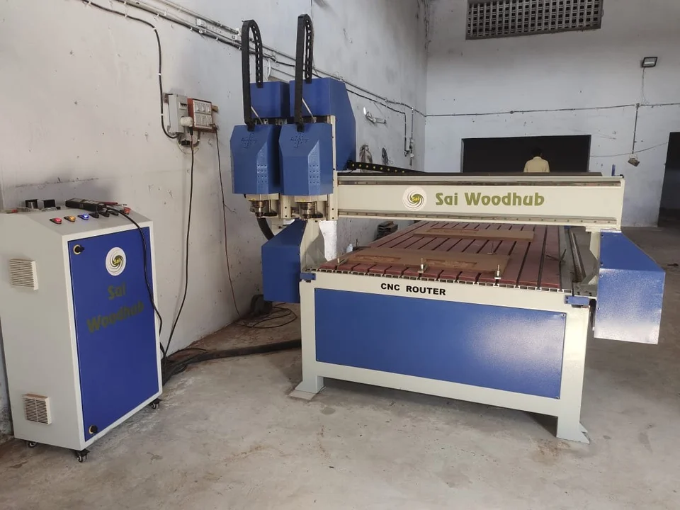 Wood working Cnc router machine  uploaded by Sai Engineering on 5/28/2024
