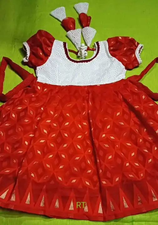 Baby girl frock  uploaded by সাজঘর Creation's on 3/26/2023