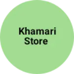 Business logo of Khamari store