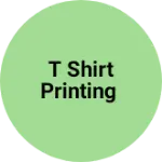 Business logo of T shirt printing