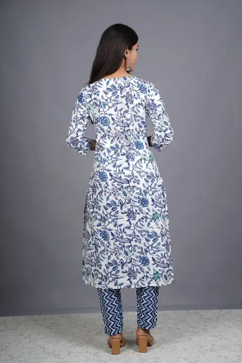 Cotton kurti with pant  uploaded by FASHION MART on 3/26/2023