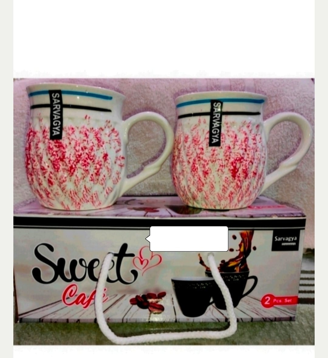 Ceramic milk mug in gift pack uploaded by Girhasthi Enterprise on 3/26/2023