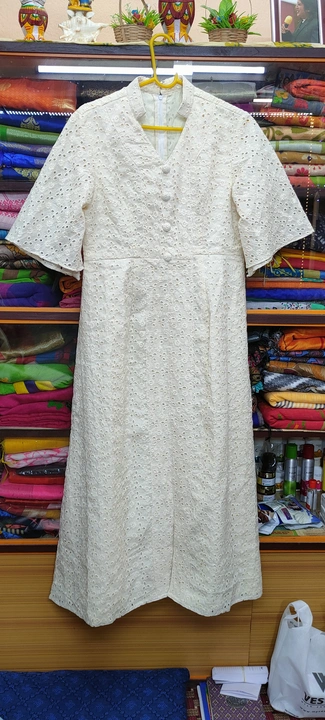 Kerala cotton handprint dress uploaded by KRISHNAKOLI DESIGNER STORE on 3/26/2023