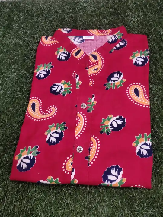 Cotton kurti size 40and 42 uploaded by Sehar collection wholesaler on 3/26/2023