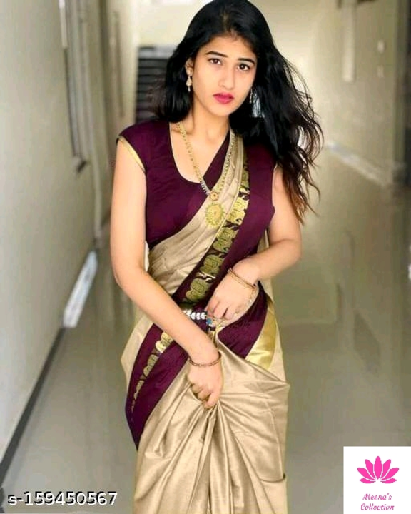 Post image Silk saree with blouse piece,
Cash on delivery,
Easy return and exchange available in case of any issue,
Free shipping,
399 only