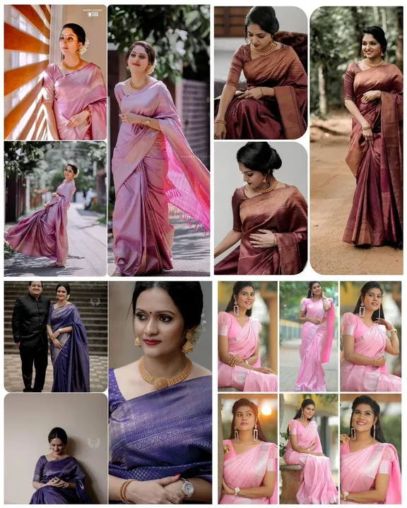 DESIGN : BEAUTIFUL RICH PALLU & JACQUARD WORK ON ALL OVER THE SAREE. uploaded by Jeevika fashion on 3/26/2023