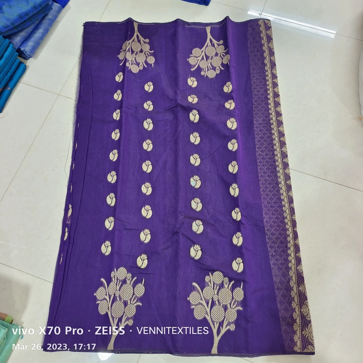 Silk cotton saree  uploaded by Venni textiles(Kalyani cotton saree manufacturer) on 3/26/2023
