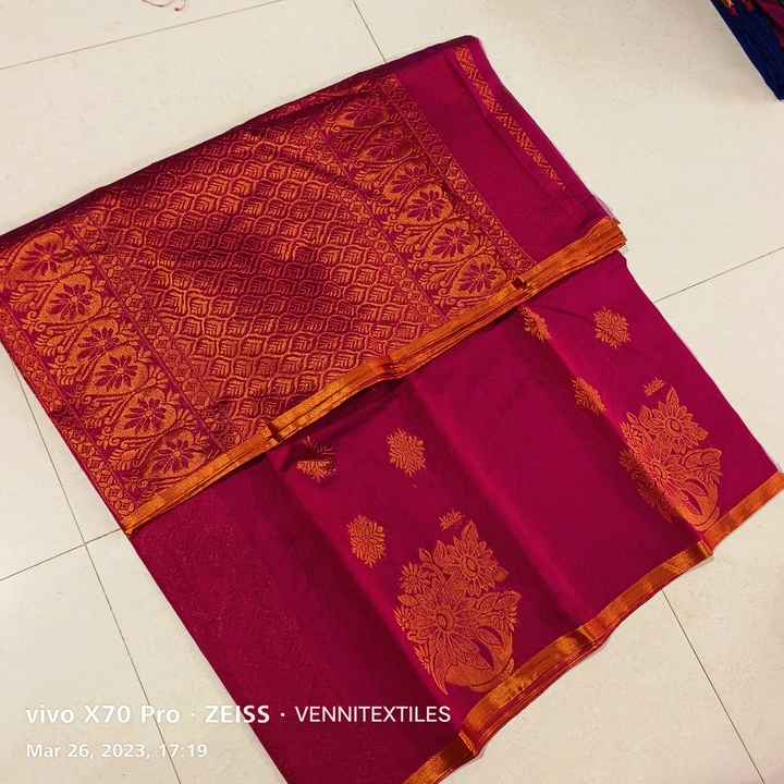 Silk cotton saree  uploaded by Venni textiles(Kalyani cotton saree manufacturer) on 3/26/2023