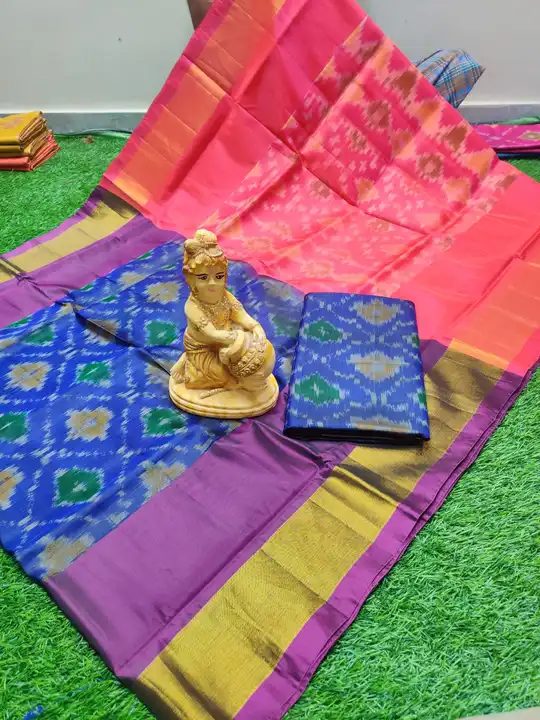 Uppada soft silk sarees.. pochampalli design  uploaded by Lakshmi Bhavyasri silks on 3/26/2023