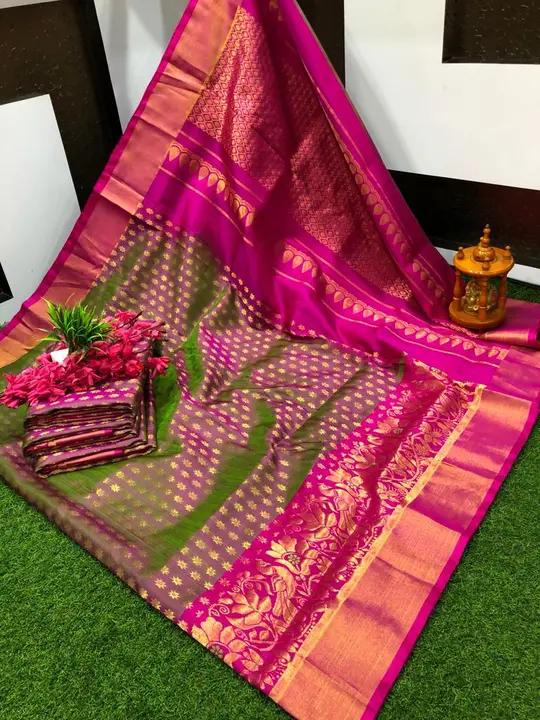 Uppada Pattu sarees Handloom design sarees  uploaded by business on 3/26/2023