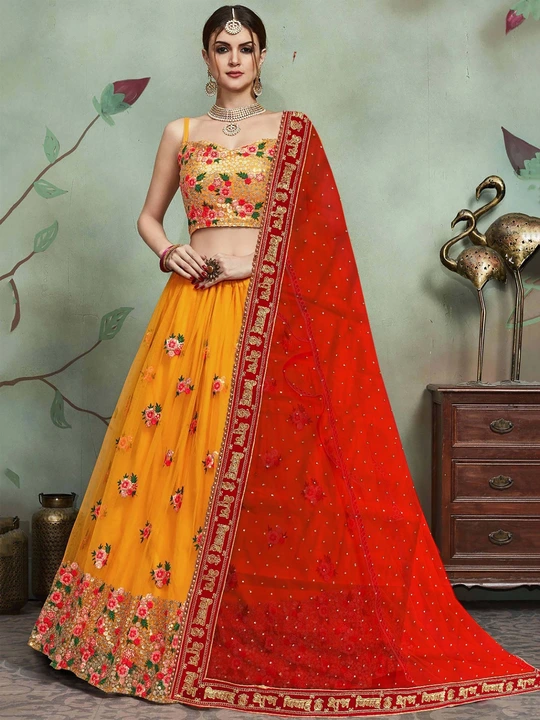 Red Net Dupatta uploaded by business on 3/26/2023