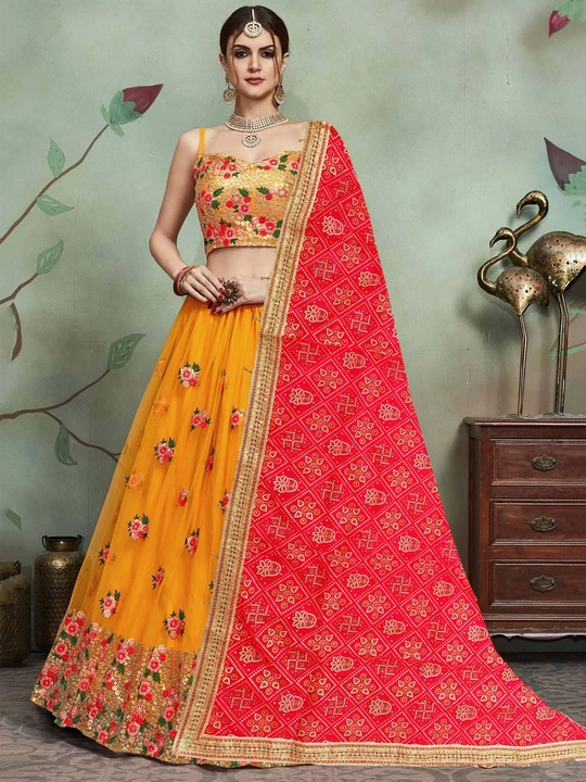 Red Net Dupatta uploaded by business on 3/26/2023
