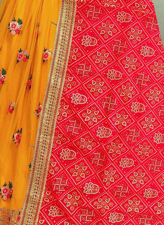 Red Net Dupatta uploaded by DRJ Sarees on 3/26/2023