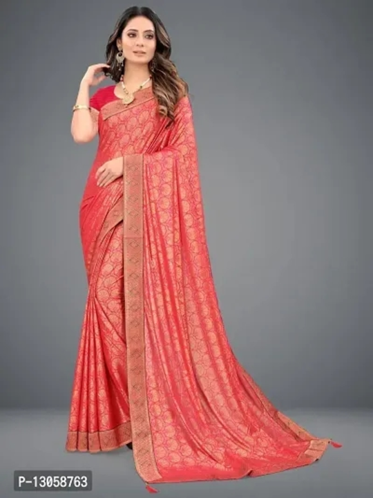Stylish Women Lycra Saree with Blouse Piece uploaded by Fashion Hub on 3/26/2023