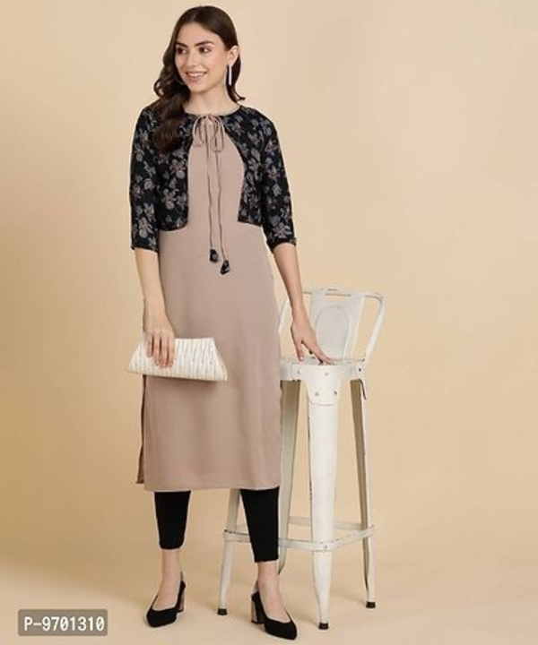 Stylish Crepe Printed Kurti For Women uploaded by Fashion Hub on 3/26/2023