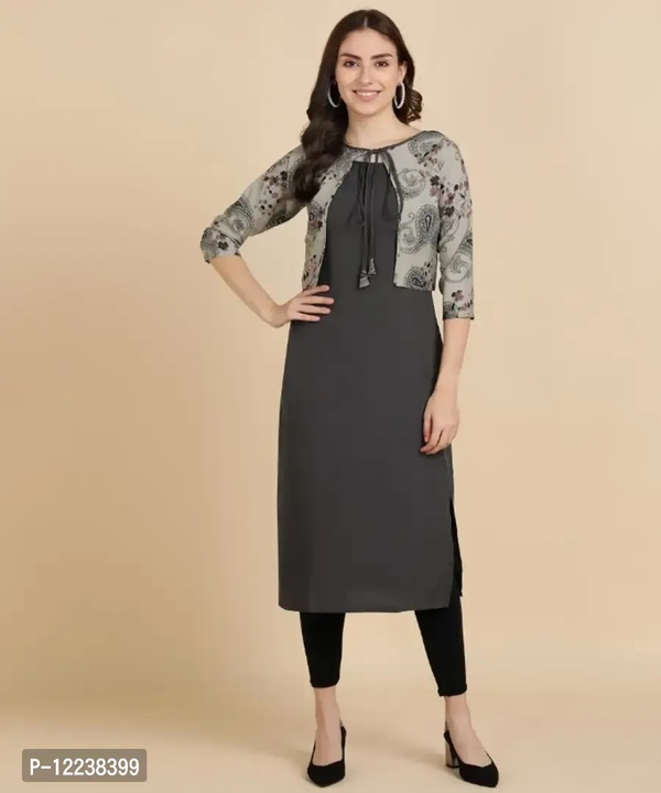 Stylish Crepe Printed Kurti For Women uploaded by business on 3/26/2023