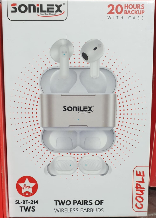 SONILEX BT-214 AIRPOT  uploaded by Sachin Mobile Accessories Wholesale  on 3/26/2023