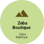 Business logo of Zeba Boutique