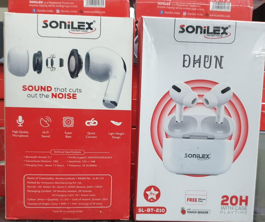 SONILEX BT-210 uploaded by Sachin Mobile Accessories Wholesale  on 3/26/2023
